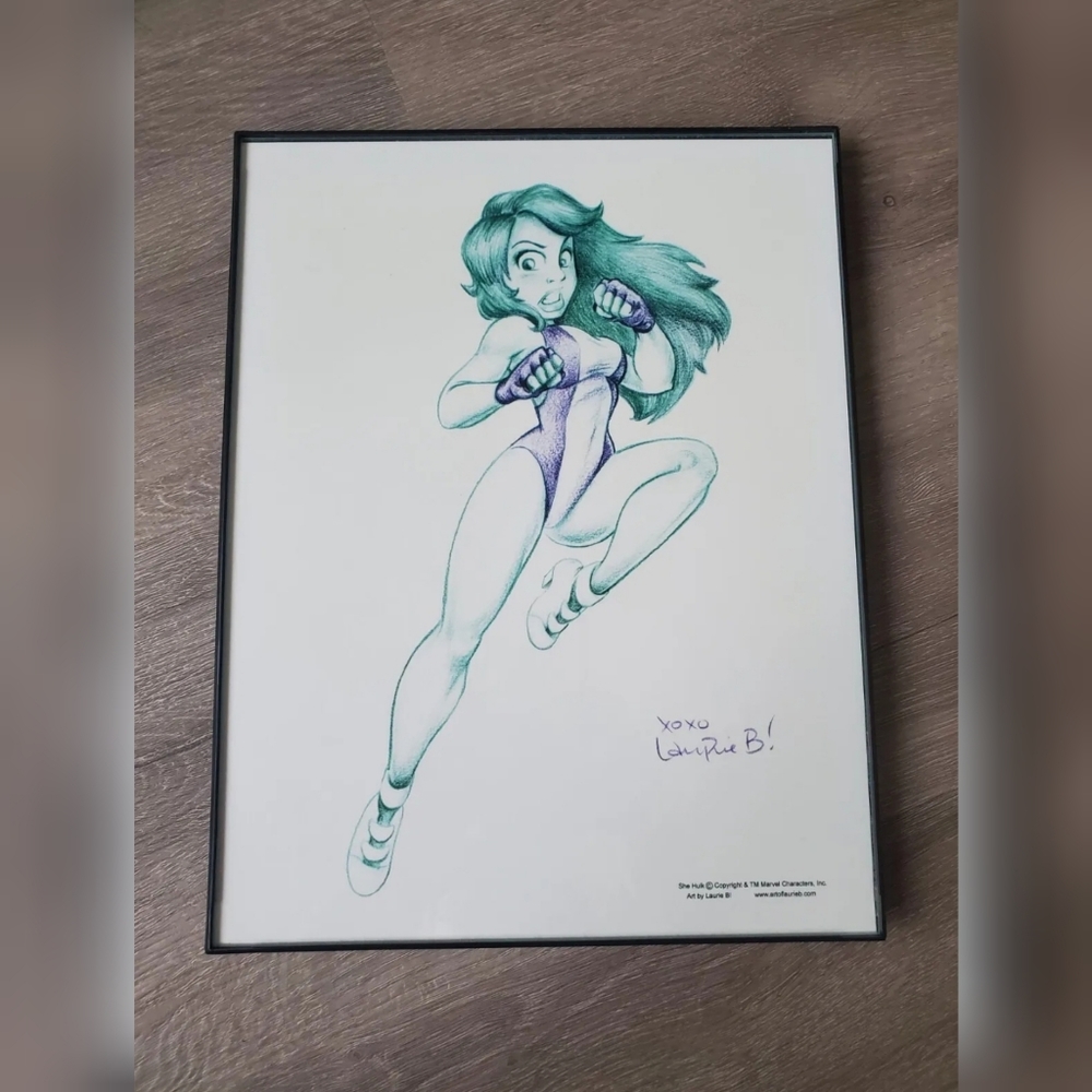 Laurie B She-Hulk print